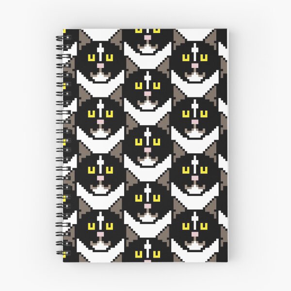 Item preview, Pixel black cat design designed and sold by CIMANN.