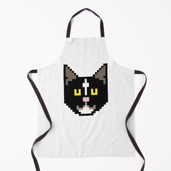 Item preview, Pixel black cat design designed and sold by CIMANN.
