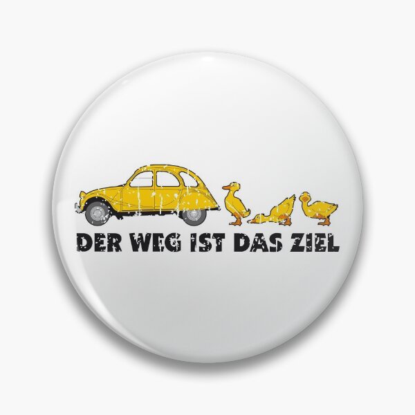 Item preview, Retro 2CV duck - the journey is the goal saying designed and sold by 2CV-Oldtimers.