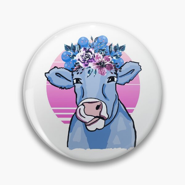 Artikelvorschau, The Joyfull Blueberry Cow | Kuhliebe entworfen und verkauft von Petra Becker.