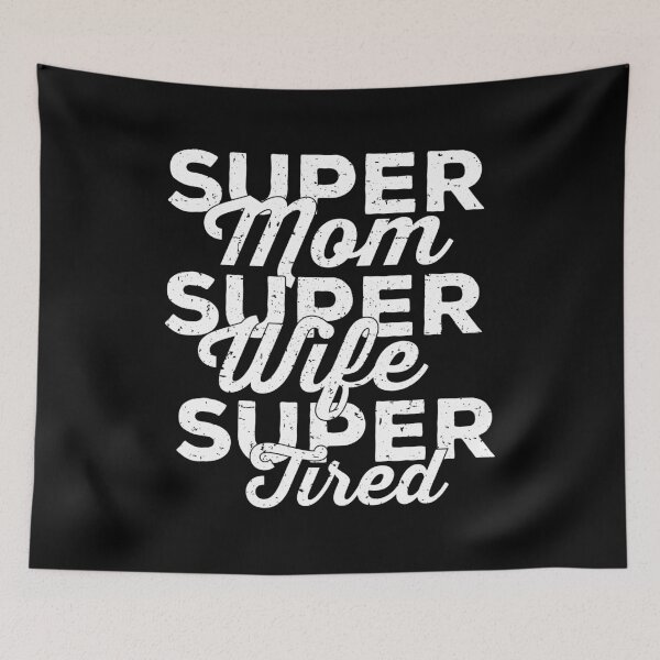 Artikelvorschau, super mama super frau super müde, mama hemd, frau hemd, müde hemd, super mama, super frau, super müde entworfen und verkauft von T-DESIGNEDZ.