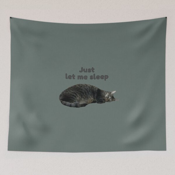 Item preview, Just Let Me Sleep (kitty) designed and sold by Amanda1775.