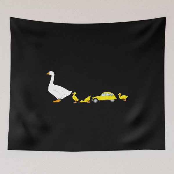 Item preview, Funny 2cv Döschwo duck family designed and sold by 2CV-Oldtimers.