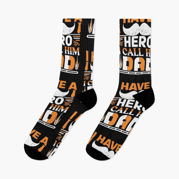 Item preview, I HAVE A HERO I CALL HIM DAD Happy Father's Day  designed and sold by metalsnak.