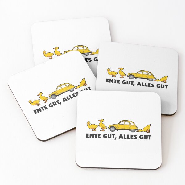 Item preview, Retro 2cv duck good all good! Döschwo humor designed and sold by 2CV-Oldtimers.