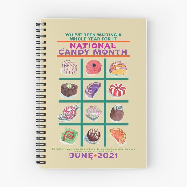Item preview, Red Letter Days - National Candy Month - June 2021 designed and sold by Digressions, Diversions, Delusions.