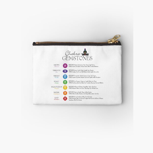 Item preview, Chakra Gemstones Poster - White 58 designed and sold by serenaking.