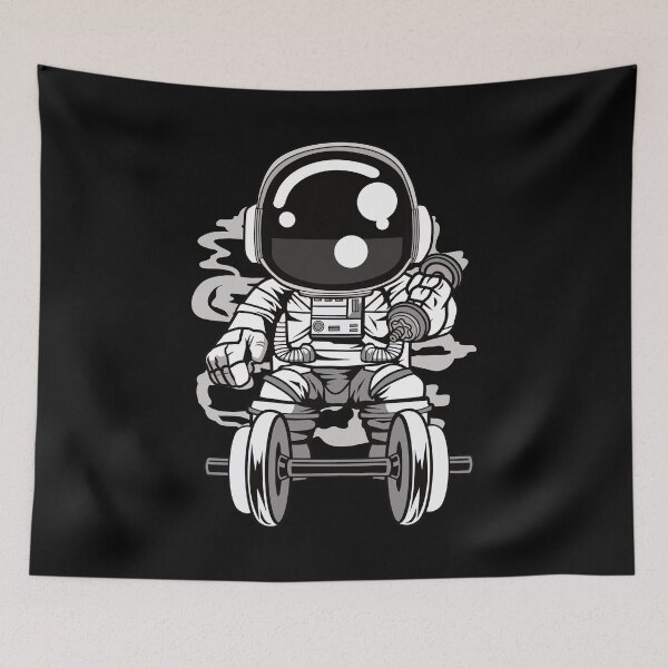 Item preview, Astronaut Gym - Funny Outer Space Lovers designed and sold by Desteroids.
