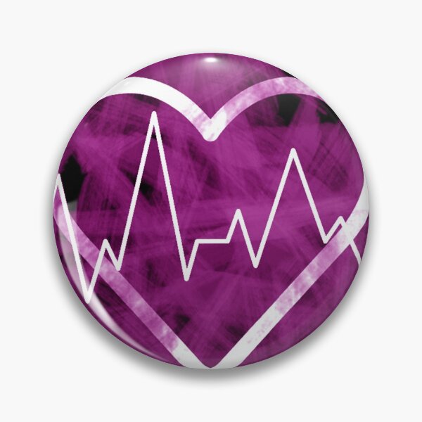 Item preview, Copy of heart beat breathe covid love alive painting stroke highrate simple sticker romance designed and sold by Strokerdesign.