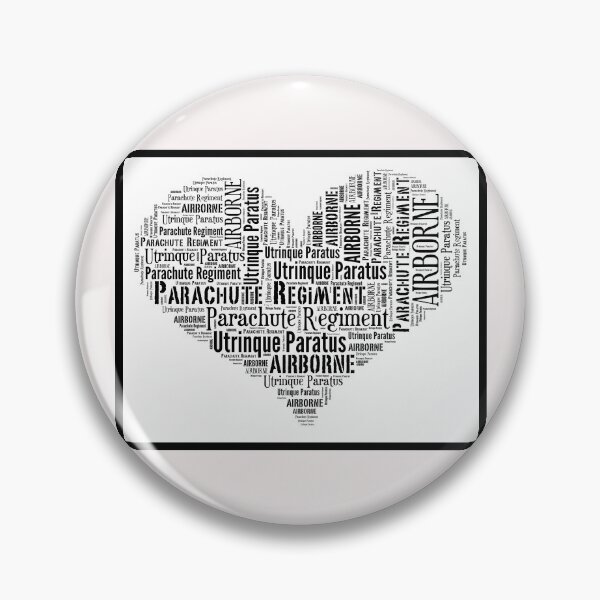 Item preview, Parachute Regiment Heart designed and sold by NoCents.
