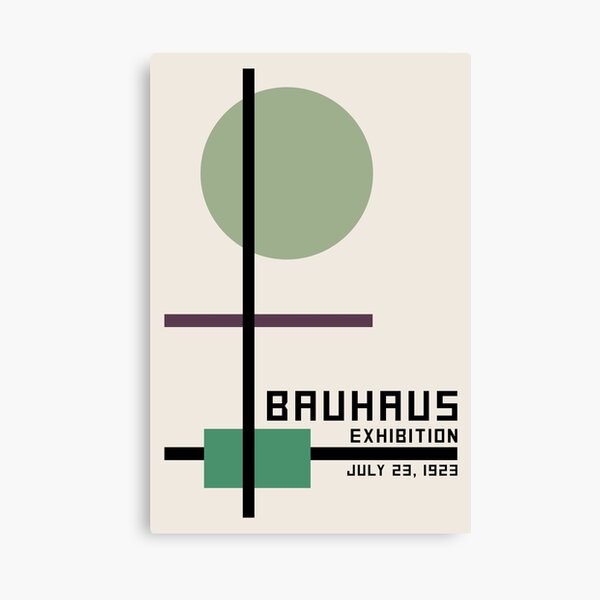 Item preview, Bauhaus Exhibition, Bauhaus Wall Art green, Bauhaus Exhibition Print designed and sold by re-make-.