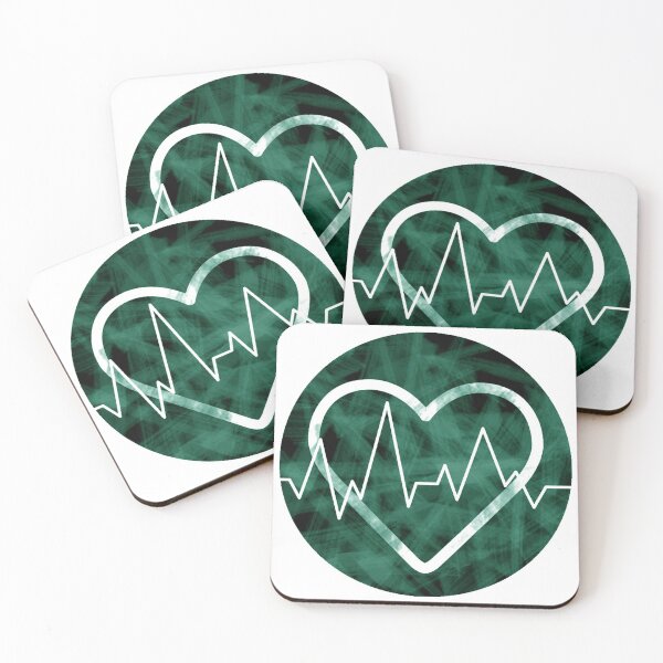 Item preview, Copy of heart beat breathe covid love alive painting stroke highrate simple sticker romance designed and sold by Strokerdesign.