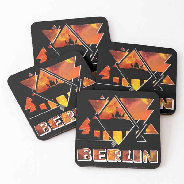 Item preview, Berlin Germany Brandenburg Gate Skyline designed and sold by BullDesignsShop.