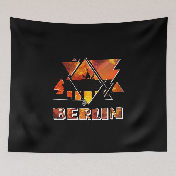 Item preview, Berlin Germany Brandenburg Gate Skyline designed and sold by BullDesignsShop.