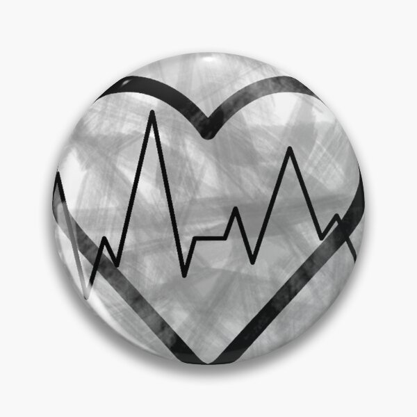 Item preview, Copy of Copy of heart beat breathe covid love alive painting stroke highrate simple sticker romance designed and sold by Strokerdesign.