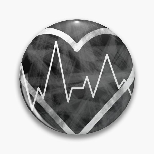 Item preview, Copy of Copy of Copy of heart beat breathe covid love alive painting stroke highrate simple sticker romance designed and sold by Strokerdesign.