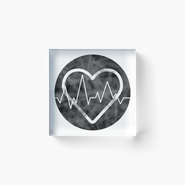 Item preview, Copy of Copy of Copy of heart beat breathe covid love alive painting stroke highrate simple sticker romance designed and sold by Strokerdesign.