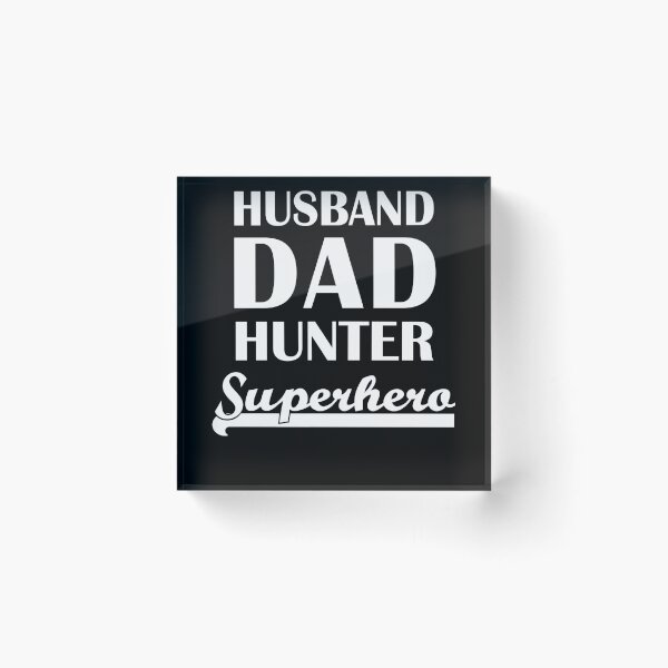Item preview, Husband Dad Hunter Superhero designed and sold by theshirtinator.