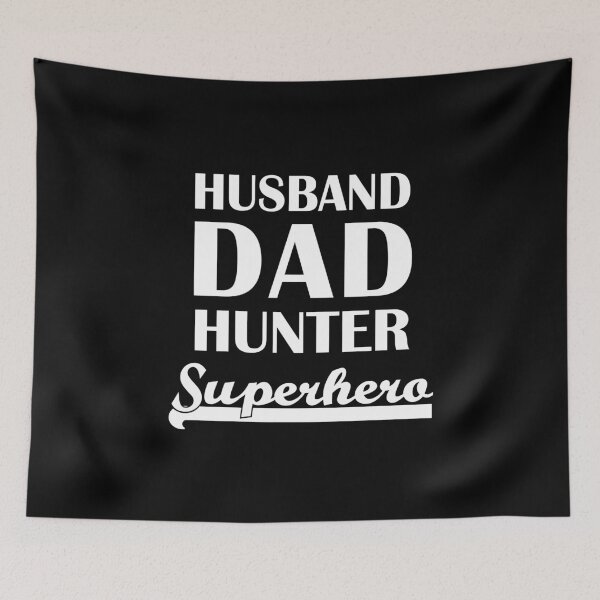 Item preview, Husband Dad Hunter Superhero designed and sold by theshirtinator.