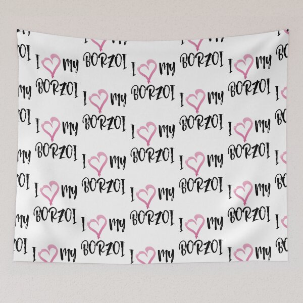 Item preview, I Heart My Borzoi! Especially for Borzoi Dog Lovers! designed and sold by rs-designs.
