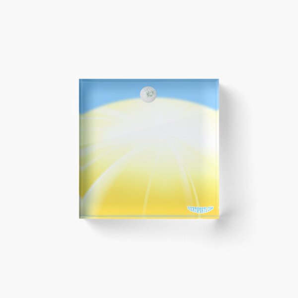 Item preview, Golf Ball Launched Into The Sun designed and sold by PopPucks.