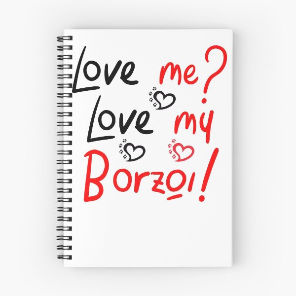 Artikelvorschau, Liebe mich Liebe meine Borzoi! Speziell für Borzoi Hundeliebhaber! entworfen und verkauft von rs-designs.