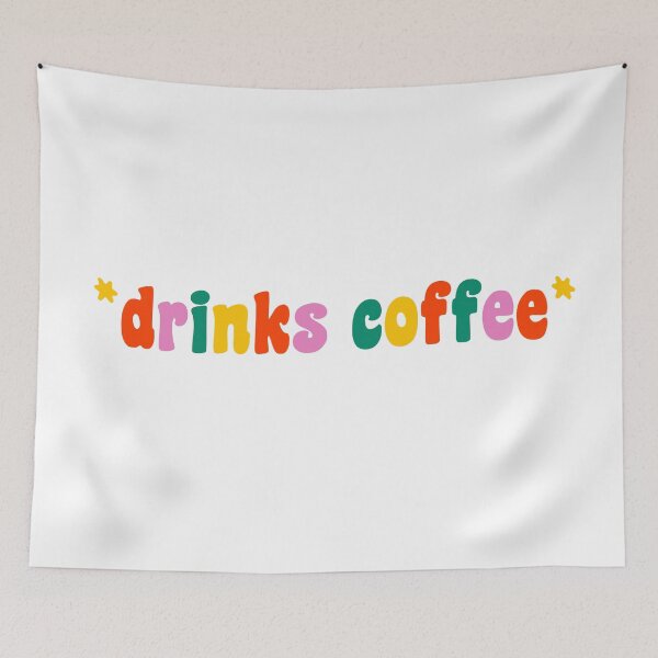Item preview, drinks coffee designed and sold by thetypo.