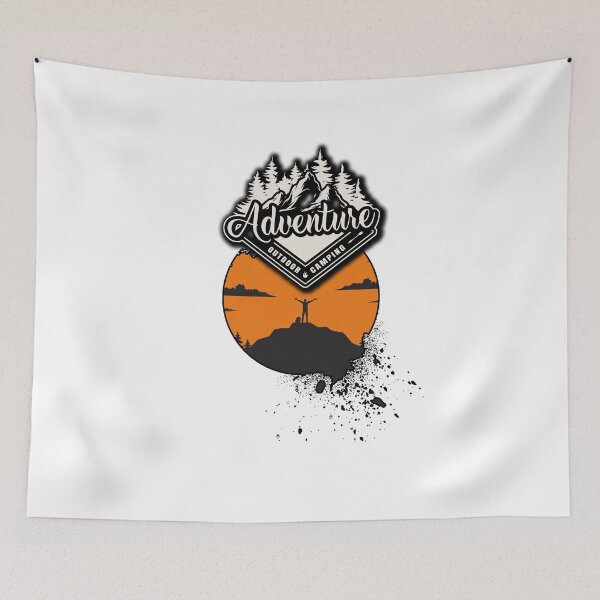 Item preview, Adventure Outdoor Camping Berge Mountains Nature designed and sold by BullDesignsShop.