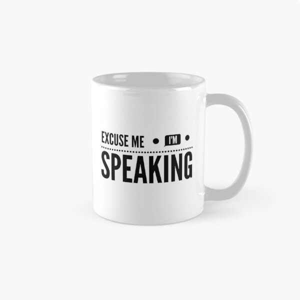 Aperçu de l'œuvre Excusez-moi, je parle - est un grand cadeau drôle de petit ami ou un cadeau drôle de petite amie. Tasse drôle de valentines ou cadeau d'anniversaire. créée et vendue par Rocketman2017.