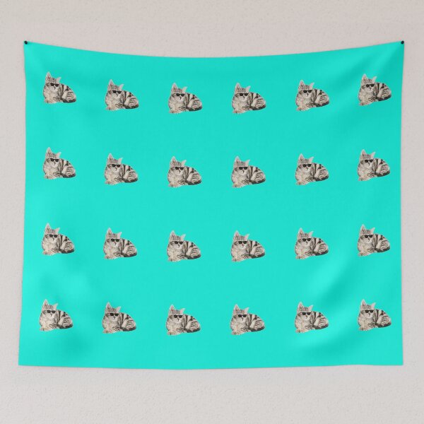 Item preview, Funny cat wearing sunglasses designed and sold by basileiossav.