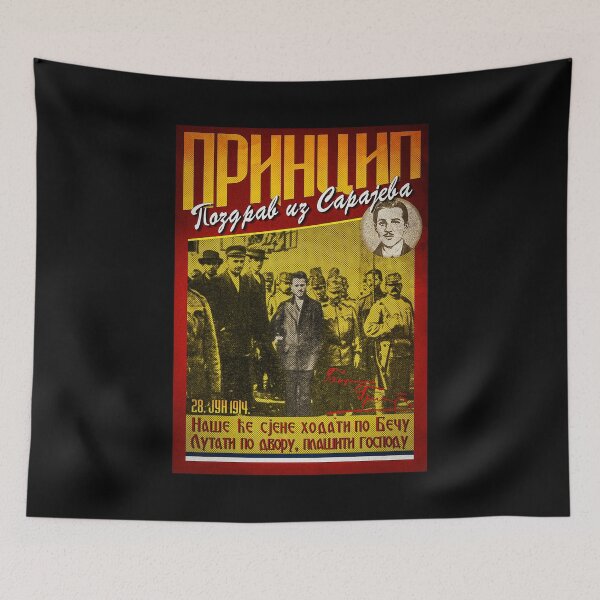 Item preview, Princip pozdrav iz Sarajeva majica [Принцип мајица] designed and sold by TinThor.
