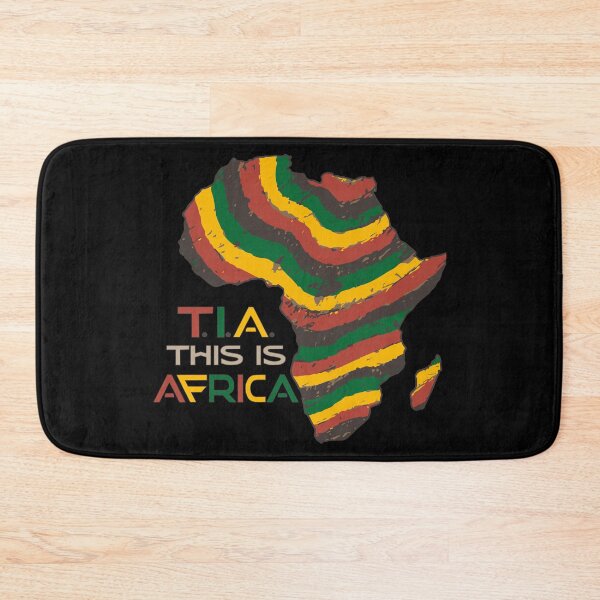 Item preview, T.I.A. This is Africa - Reggae colours (on black) designed and sold by Groenendijk.