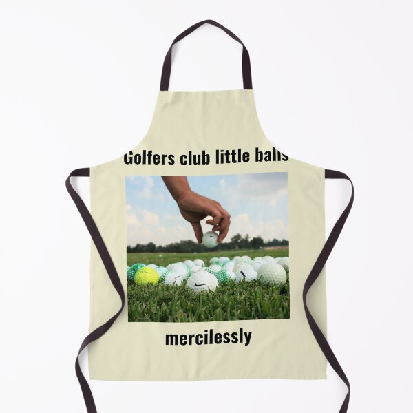 Item preview, "Golfers club balls mercilessly" (black text). designed and sold by skoumpourdides.