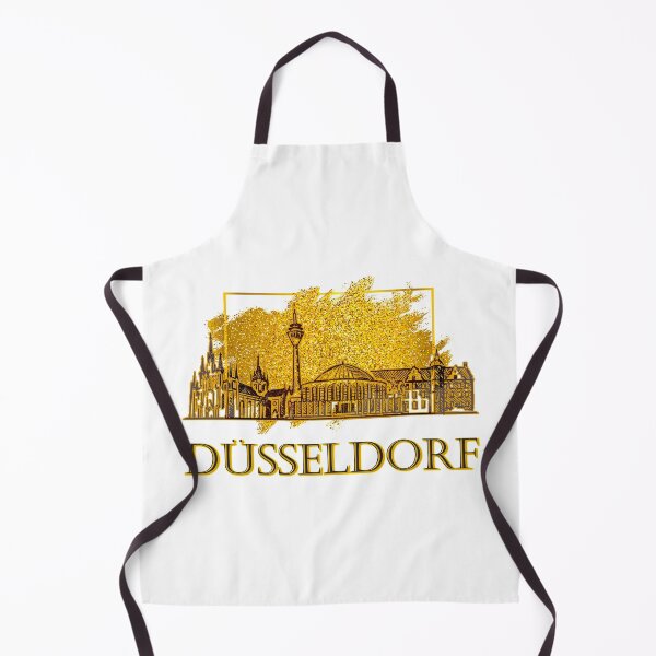Item preview, Dusseldorf Germany Skyline City Gold designed and sold by BullDesignsShop.