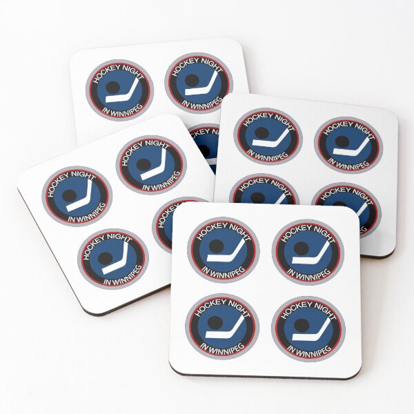 Item preview, Sticker Pack of Hockey Night In Winnipeg logo. Funny Father's Day gift. Vintage Canadian Canada. Jets parody ice puck design. designed and sold by GTOATlogos.