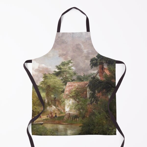 Item preview, House by the lake Lovely vintage painting by John Constable designed and sold by Vintage Designs +.
