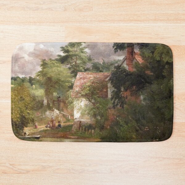 Item preview, House by the lake Lovely vintage painting by John Constable designed and sold by Vintage Designs +.