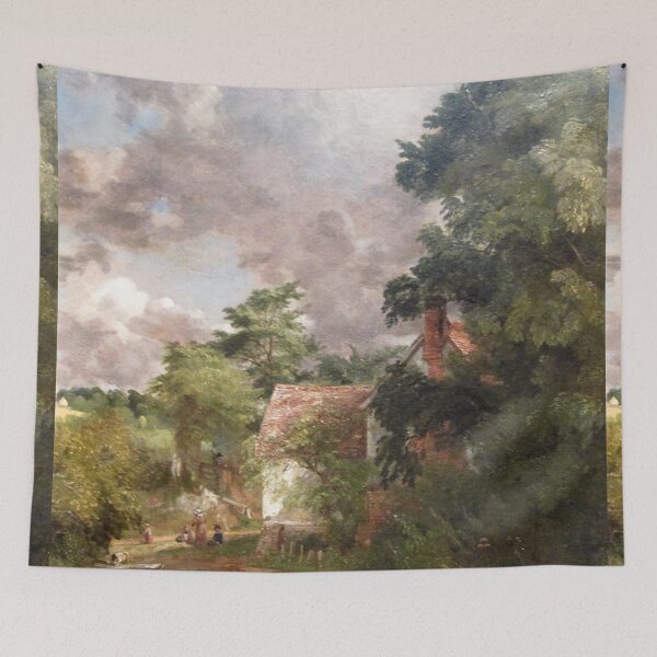 Item preview, House by the lake Lovely vintage painting by John Constable designed and sold by Vintage Designs +.