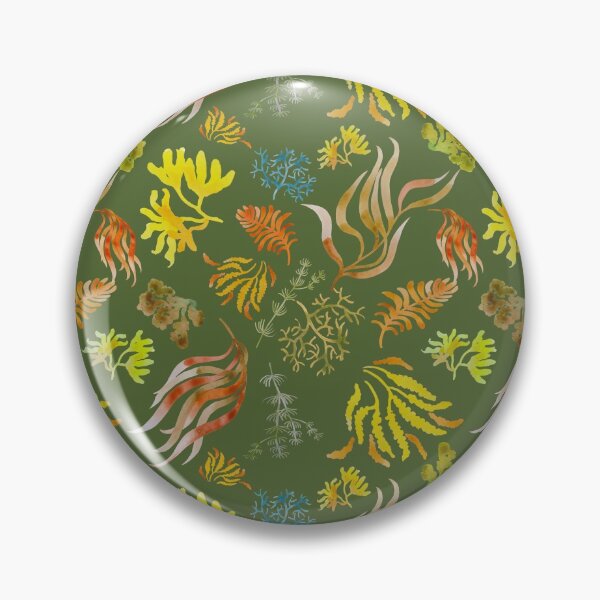 Item preview, Seaweed pattern green designed and sold by AgniArt.