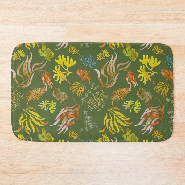Item preview, Seaweed pattern green designed and sold by AgniArt.