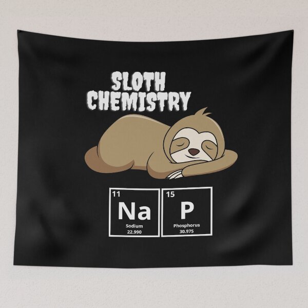 Item preview, Sloth chemistry - White designed and sold by Qandy.