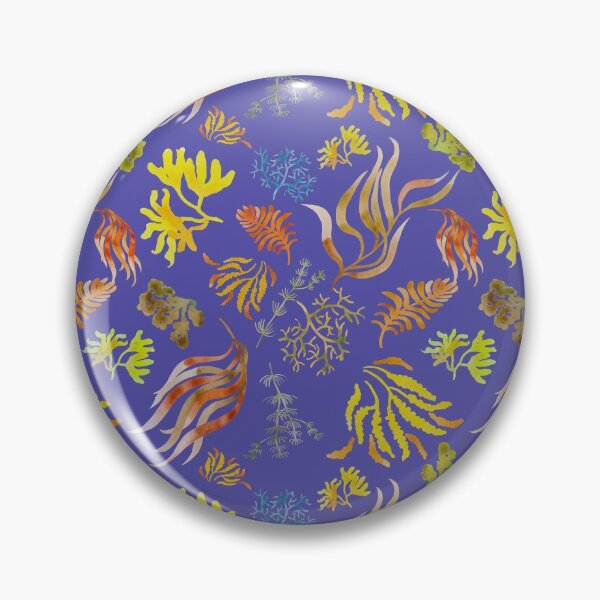 Item preview, Seaweed pattern blue designed and sold by AgniArt.