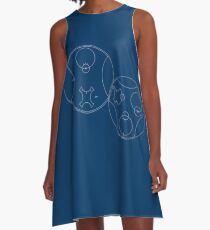 Trust me, I'm the Doctor | Circular Gallifreyan A-Line Dress