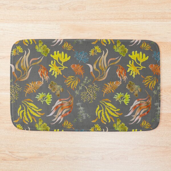 Item preview, Seaweed patern grey designed and sold by AgniArt.