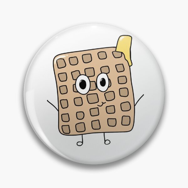 Item preview, Cute Waffle With a Melting Butter Hat designed and sold by PaulinaS.