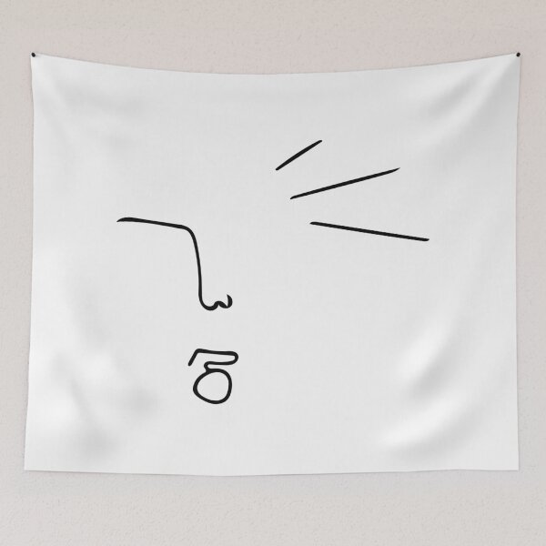 Item preview, Minimal One Line Art Face designed and sold by Quoppidou.