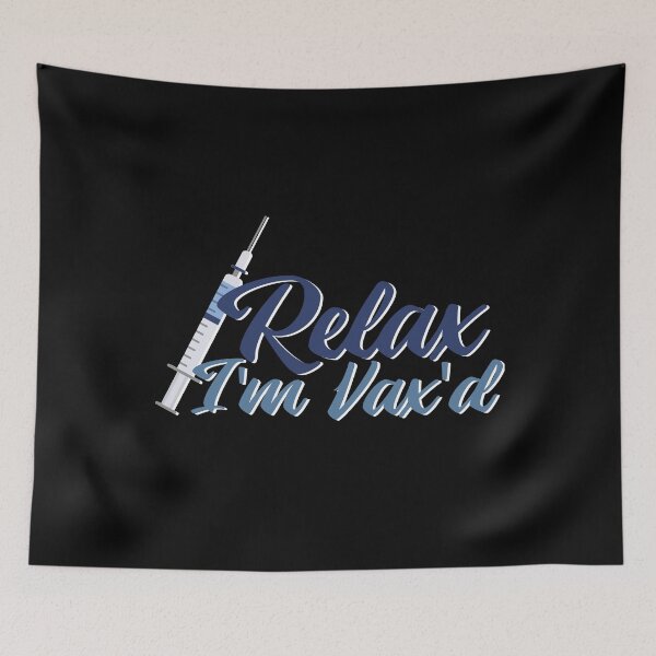 Item preview, Relax I'm Vax'd designed and sold by Hoiho Adventure Shirts.