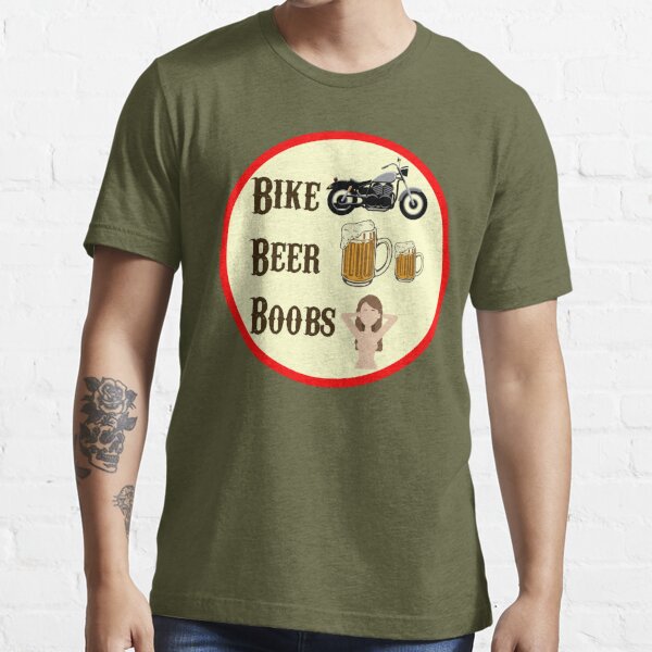 BBB Bike Beer Boobs Essential T-Shirt for Sale by Black Star