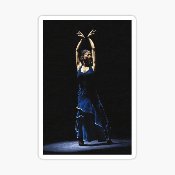 Vista previa del artículo con la obra «Bailarina a Solas del Flamenco», diseñado y vendido por richardyoung.