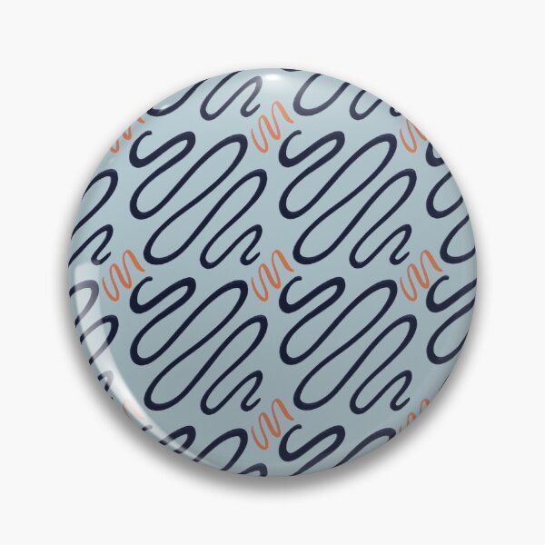 Item preview, Orange, and Blue Funky Scribble Pattern designed and sold by toohot2trot189.